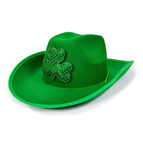 Grøn Leprechaun Cowboyhat 39x29x13cm 1