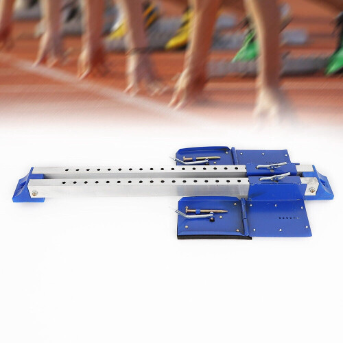 Atletik startblok aluminiumslegering 6-positioner 2