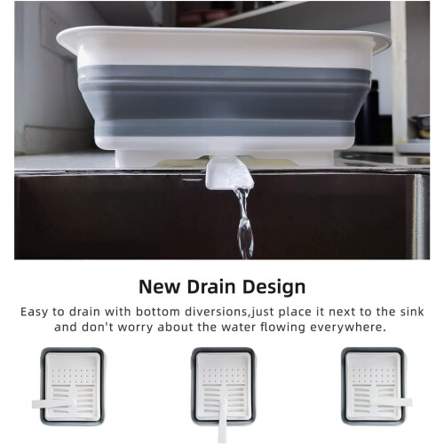 Collapsible dish drying rack portable kitchen drainer 1 pcs 2
