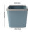 YLOMAY Desktop Trash Can – 5L Kitchen & Office Bin 2