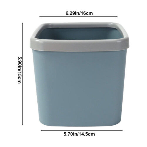 YLOMAY Desktop Trash Can – 5L Kitchen & Office Bin 1