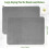 Grusce mikrofiber oppvaskmatte 2417 tommer 2-pakning 4