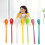 Plastic Serving Spoon 19cm Multi-Colour 3