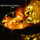 LED Rope Lights Battery Powered 39ft 100 LEDs Warm White 4