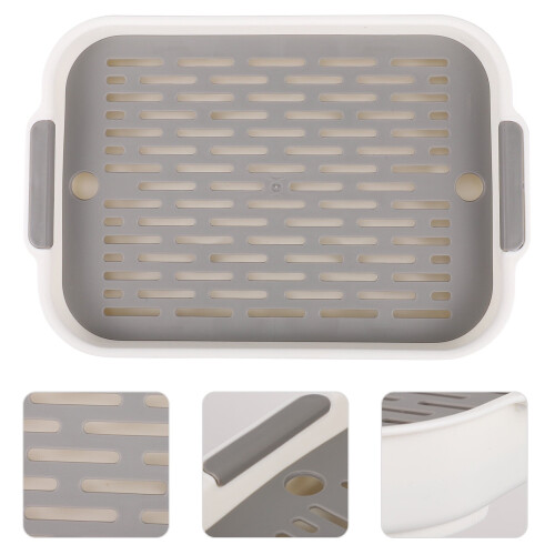 PP-Abtropfschale mit Filter – 27 x 18,5 cm 2