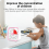 Blauer visueller Klassenzimmertimer für Kinder, 60-Minuten-Countdown 3