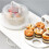 10 Inch Transparent Cake Box with Lid and Handles 5