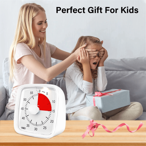 Visuel timer til klasseværelset for børn – 60-minutters blå disk 2