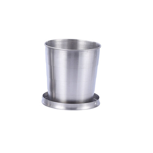 Vaso plegable de acero inoxidable de 100 ml. 1