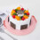 Cake Carrier with Lid and Handle Plastic Two-Sided Base 3