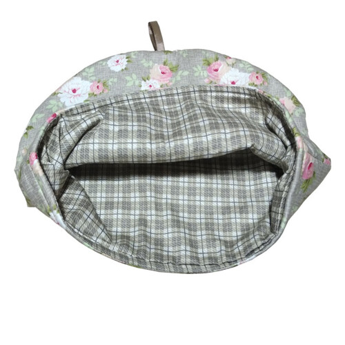 Funda aislante para tetera, estampado de algodón, 28x23 cm. 1