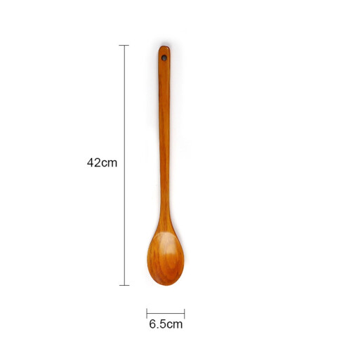 Leott wooden spoon 16.5 inch yellow 2