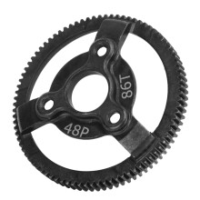 86 Zähne 48P Stahl-Spurzahnrad Schwarz 1/10 RC-Auto