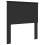 vidaXL Bed Frame Black and Silver 75 x 190 cm Engineered Wood 6