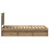 vidaXL Bed Frame Artisian Oak 75 x 190 cm Solid Pine Wood 8