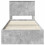 vidaXL Bed Frame Concrete Grey and Silver 75 x 190 cm Engineered Wood 7