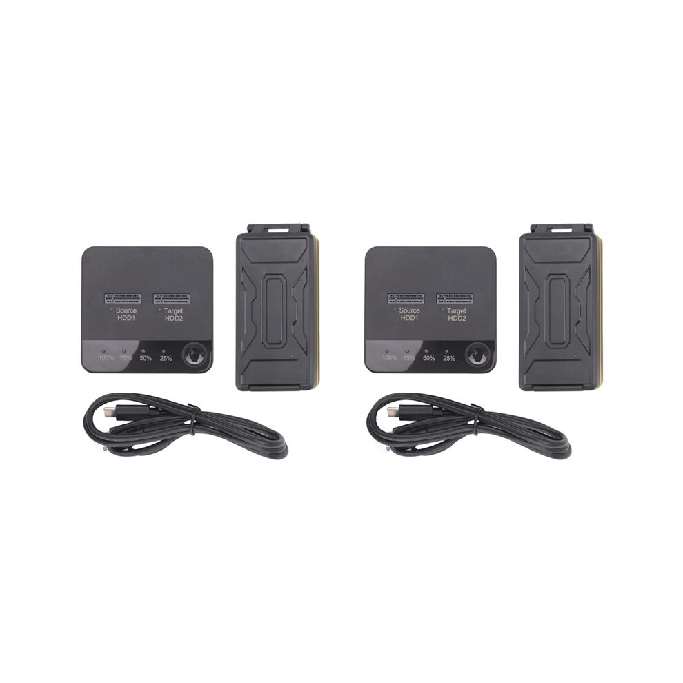 2X M.2 Duplicator M.2 Dual Bay Ssd Enclosure External Hard Disk Docking Station With Clone For M2 Hdd Ssd 4712897878636
