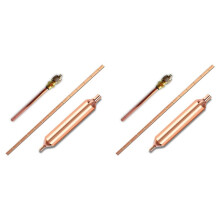 6X Refrigerator Filter Dryer with Access Service Valve,Phosphor Bronze Welding Rod for Refrigeration Air Conditioner