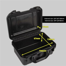2X Toolbox Safety Protector Box Organizer Hardware Storage Tool Case Impact Resistant Equipment Instrument Box