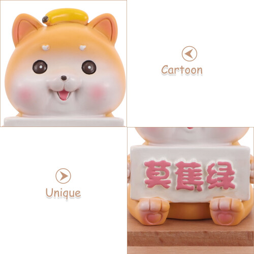 Support de téléphone en forme de chiot, décoration de bureau, 1 pièce 1