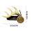 Antler Hat Clip Mässing Jakttillbehör 1 st 5