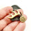 Antler Hat Clip Mässing Jakttillbehör 1 st 2