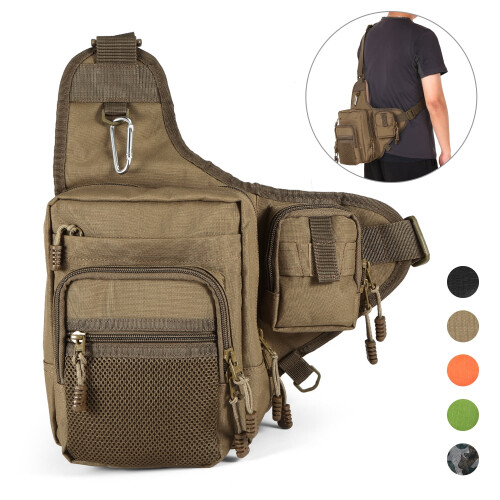 iLure Fishing Bag Waterproof Canvas Multi-Purpose Tackle Bag