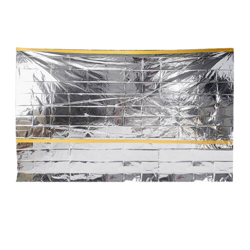 4-pakning termiske nødtepper i aluminiumsbelagt polyester 2