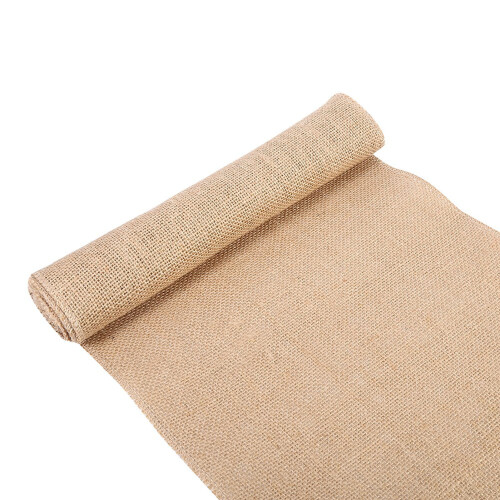 Jute Table Runner Rustic Flaxen 10x200cm