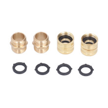 Brass Hose Adapter Set 3/4 inch 2 pairs