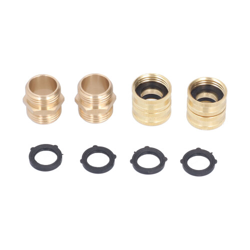 Brass Hose Adapter Set 3/4 inch 2 pairs