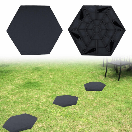 Plastic Stepping Stones for Garden Walkways Hexagon Circle