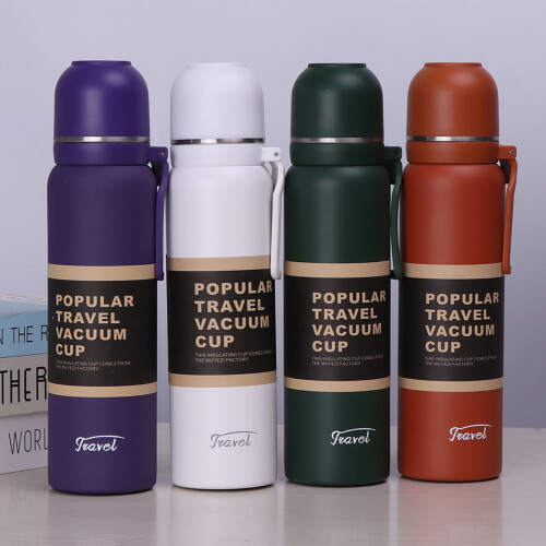Vakuumflasche 650 ml oder 850 ml, Edelstahl, Weithals 2