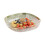 Clear Plastic Fruit Dish 9.1 x 9.1 x 2.4 in 1