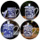 Blue and White Ceramic Tea Mug with Lid 2