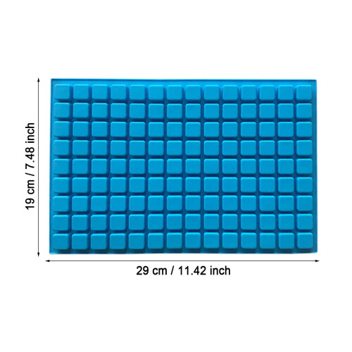 Silicone Mini Square Chocolate & Candy Tray – 126 Cavity 2