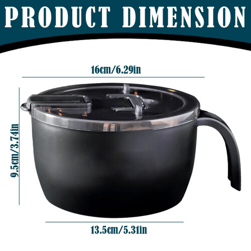 Bol de ramen compatible micro-ondes 935 ml (1 pièce) 2