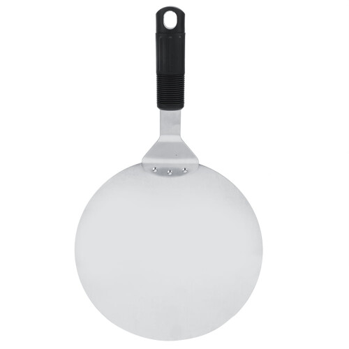 25 cm rund pizzaspade i rustfrit stål