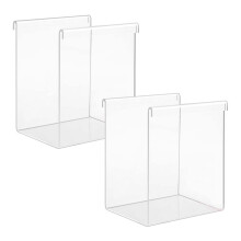 Soporte acrílico para bolsas Ziploc, paquete de 2