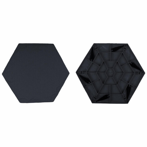Plastic Stepping Stones for Garden Walkways Hexagon Circle 1