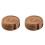 12 Pack Rattan Coasters Round 8 cm Vintage Style 1