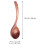 Wooden Soup Ladle with Curved Handle, 25.5 cm 5