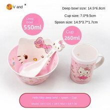 Hello Kitty melamin tálkészlet