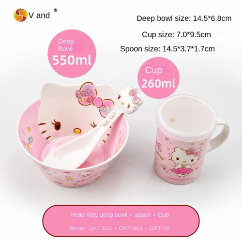 Hello Kitty melamin tálkészlet