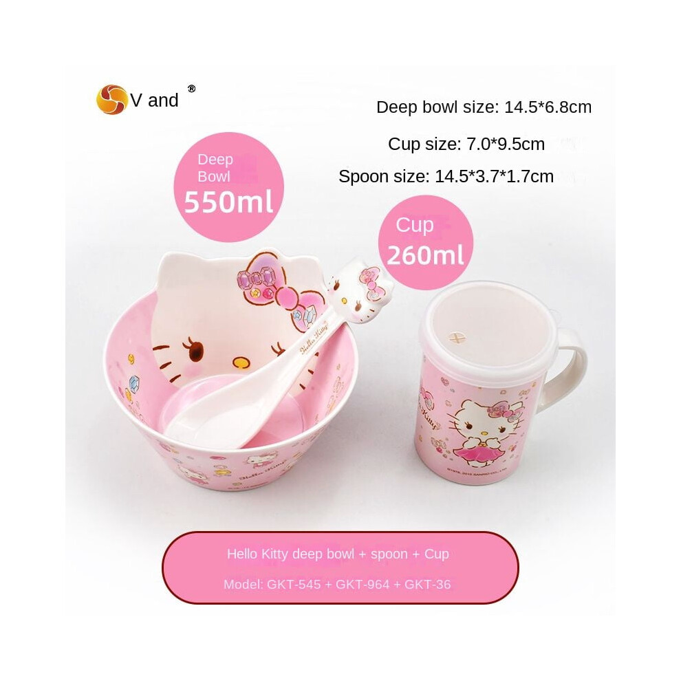 Hello Kitty Melamine Bowl Set