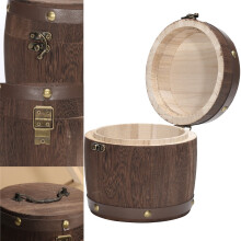 Yakbaofuo tea canister wooden leaf caddy 1 piece