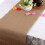 Jute Table Runner Rustic Flaxen 10x200cm 4