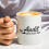White Ceramic Coffee Mug 11 oz 3