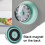 Washranp Magnetic Kitchen Timer Round 60-Minute 2