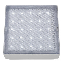Searchlight 25 Lumens White LED Square Bathroom Recessed Walkover Pathway Light
